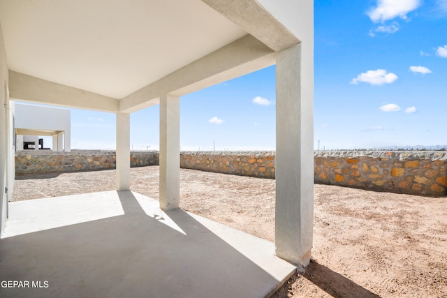 view of patio