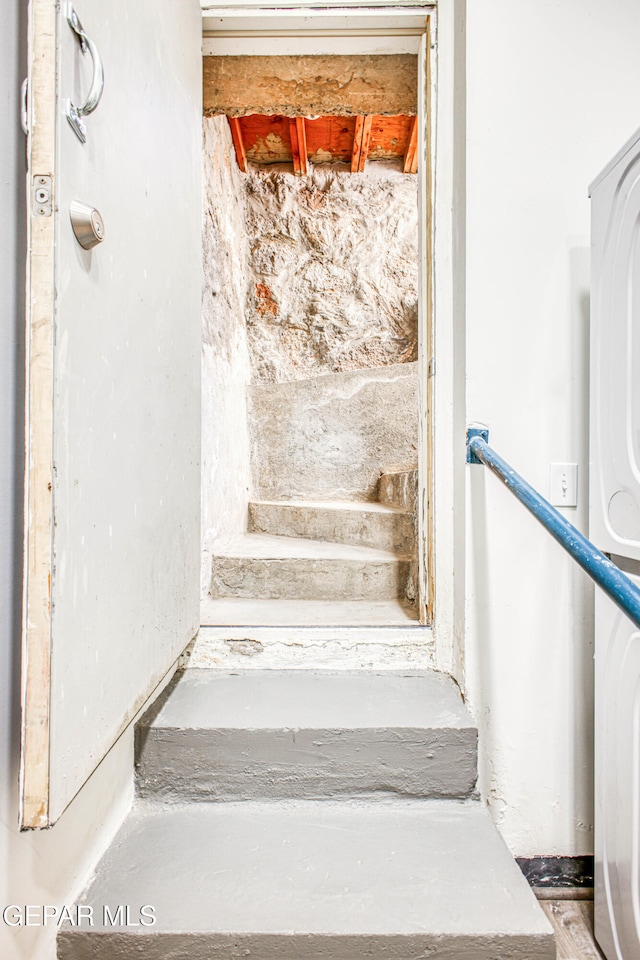 view of stairs