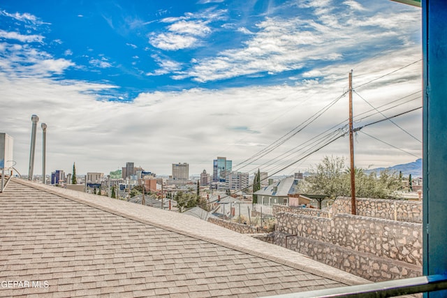 view of road