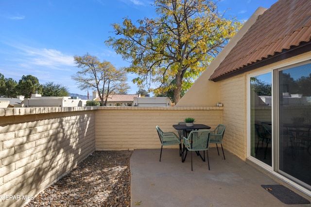 view of patio / terrace