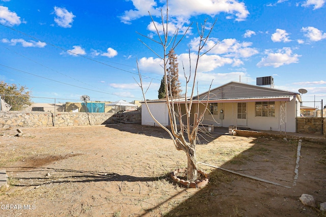 view of back of property