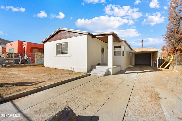 view of front of home