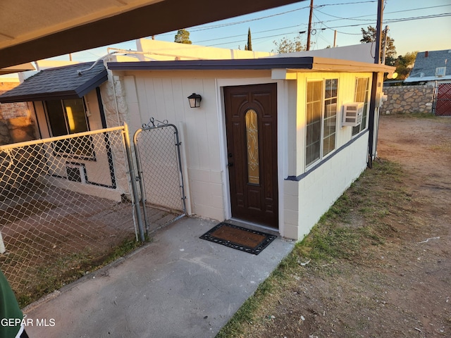 view of property entrance