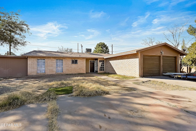 ranch-style house with a garage