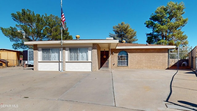 view of ranch-style house