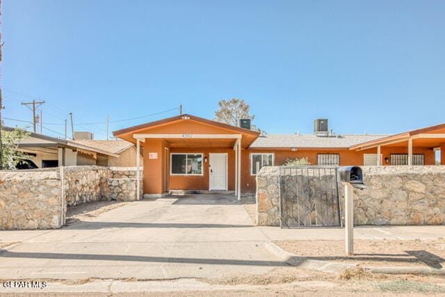 view of ranch-style house