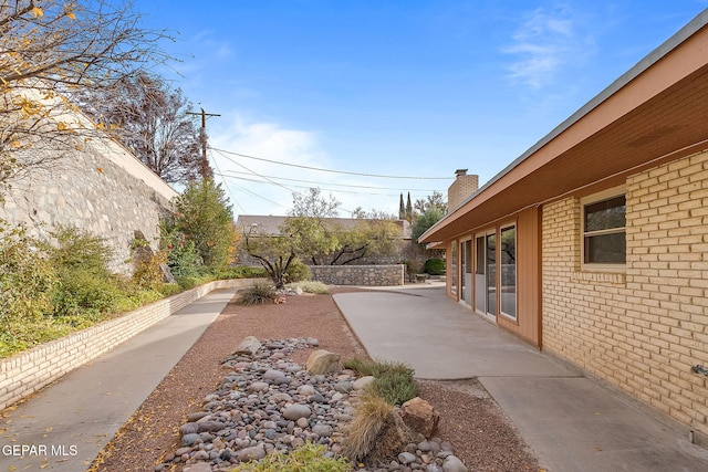 view of yard with a patio