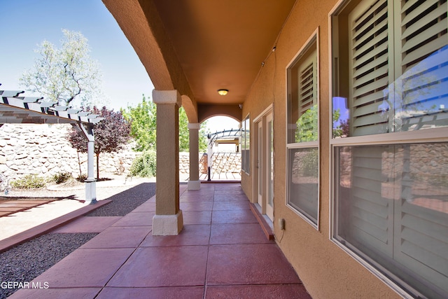 view of patio