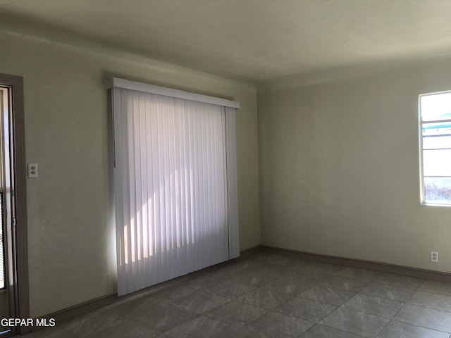 view of empty room