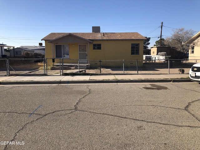 view of front of home