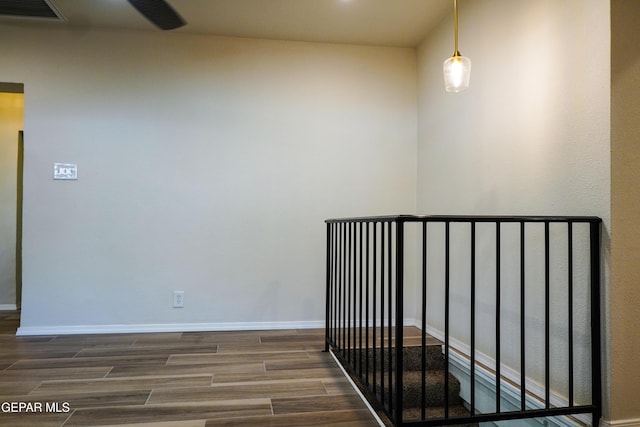 2406 Lebanon Rear, Rear, El Paso, TX 79930 - staircase with wood finished floors and baseboards