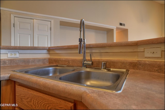 kitchen featuring sink