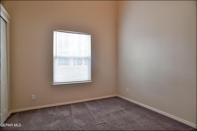 empty room featuring carpet floors