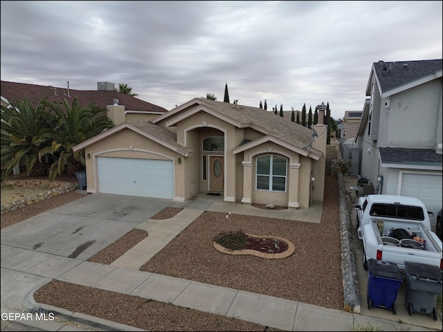 ranch-style house with a garage