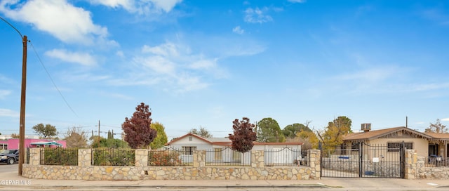 view of front of home