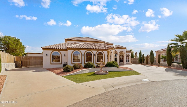 view of mediterranean / spanish home