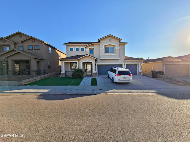 12298 Stansbury Dr, El Paso, TX 79928 - view of front facade featuring a garage