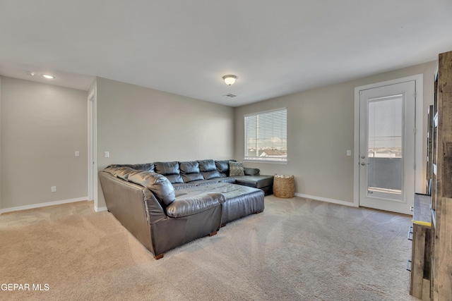 912 Crystal Deer Dr, El Paso, TX 79928 - living room with carpet flooring and baseboards