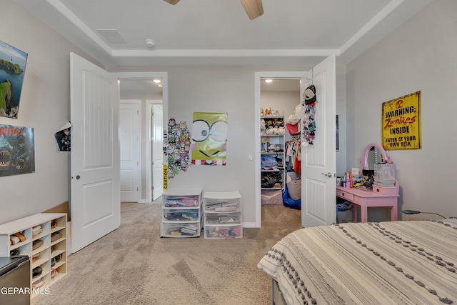 912 Crystal Deer Dr, El Paso, TX 79928 - carpeted bedroom featuring ceiling fan and a closet