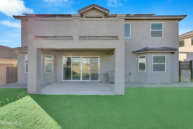 912 Crystal Deer Dr, El Paso, TX 79928 - back of property featuring stucco siding and a patio
