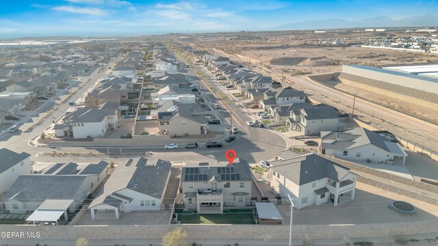 912 Crystal Deer Dr, El Paso, TX 79928 - aerial view of residential area featuring a mountain backdrop