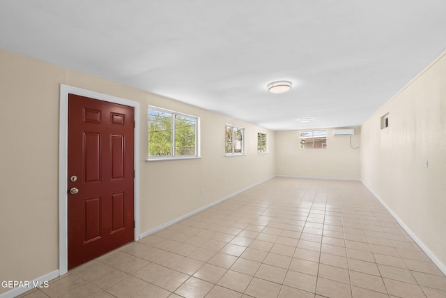 view of tiled entrance foyer