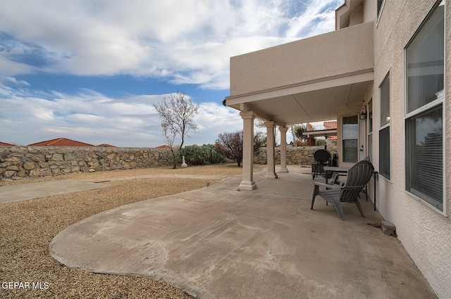 view of patio