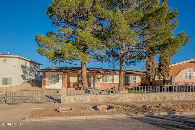 view of ranch-style house