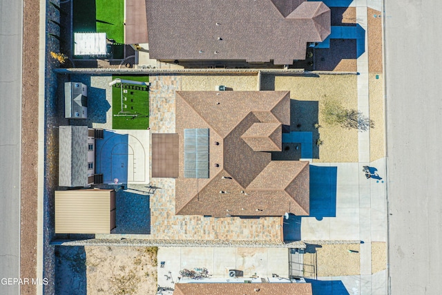 drone / aerial view