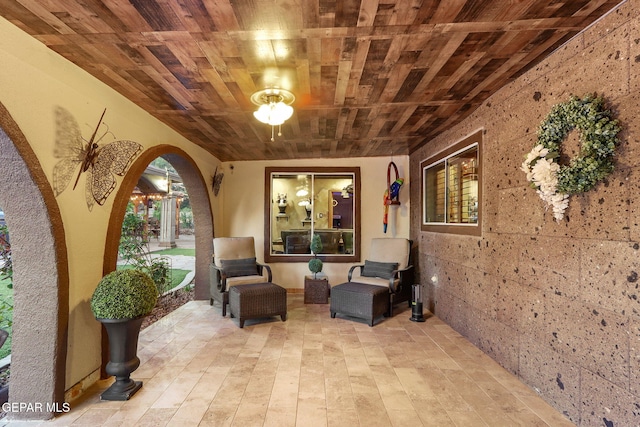 11179 Leo Collins Dr, El Paso, TX 79936 - view of patio / terrace featuring an outdoor living space