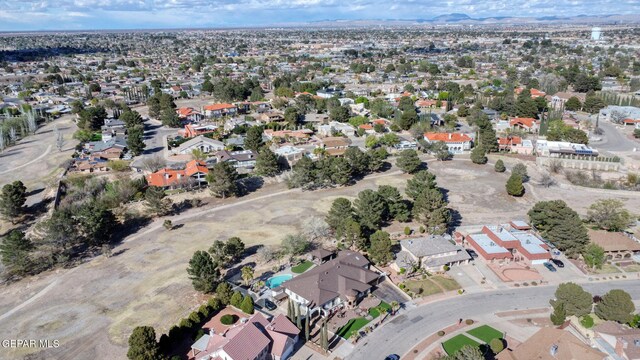 11179 Leo Collins Dr, El Paso, TX 79936 - aerial view of property and surrounding area featuring nearby suburban area