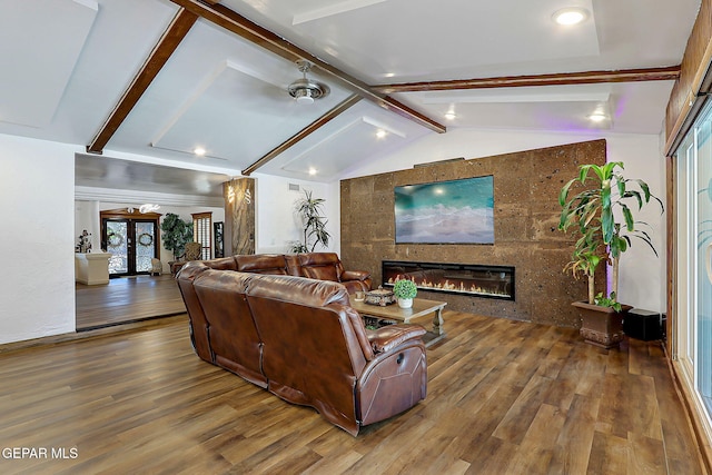 11179 Leo Collins Dr, El Paso, TX 79936 - living area with wood finished floors and a tile fireplace