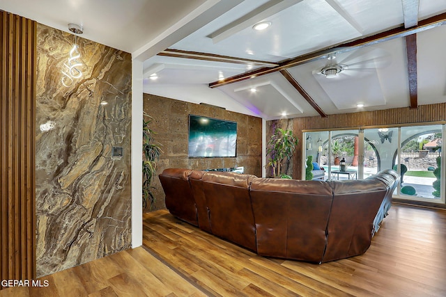 11179 Leo Collins Dr, El Paso, TX 79936 - living room featuring wood finished floors and ceiling fan