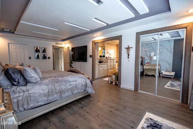 11179 Leo Collins Dr, El Paso, TX 79936 - bedroom featuring wood finished floors and baseboards