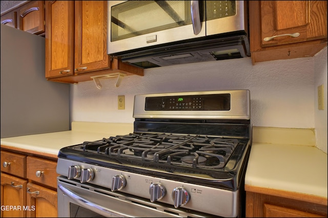 kitchen featuring appliances with stainless steel finishes