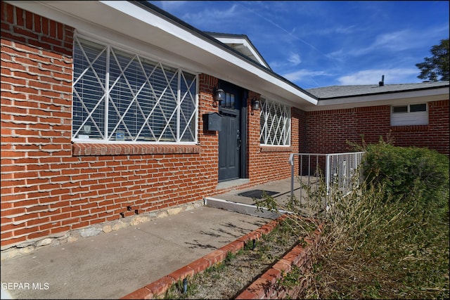 view of entrance to property