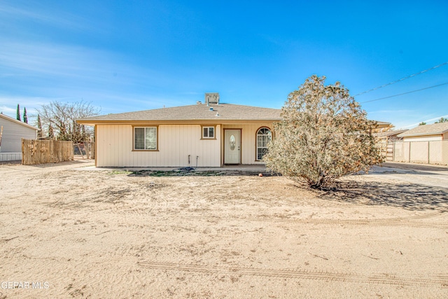 view of ranch-style house