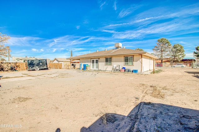 view of back of property