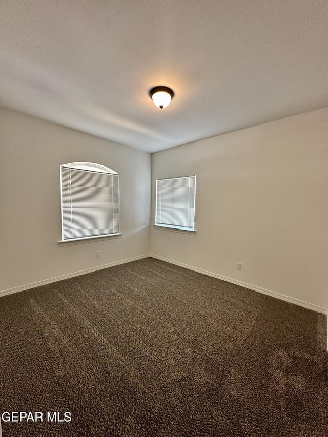 carpeted spare room with plenty of natural light