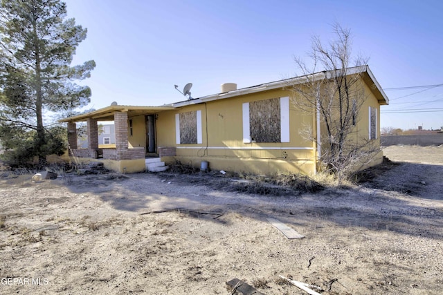 view of front of home