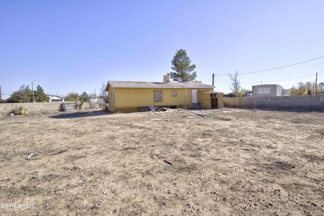 view of rear view of property