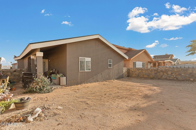 view of rear view of property