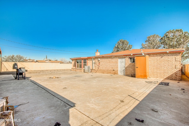 back of house featuring a patio area