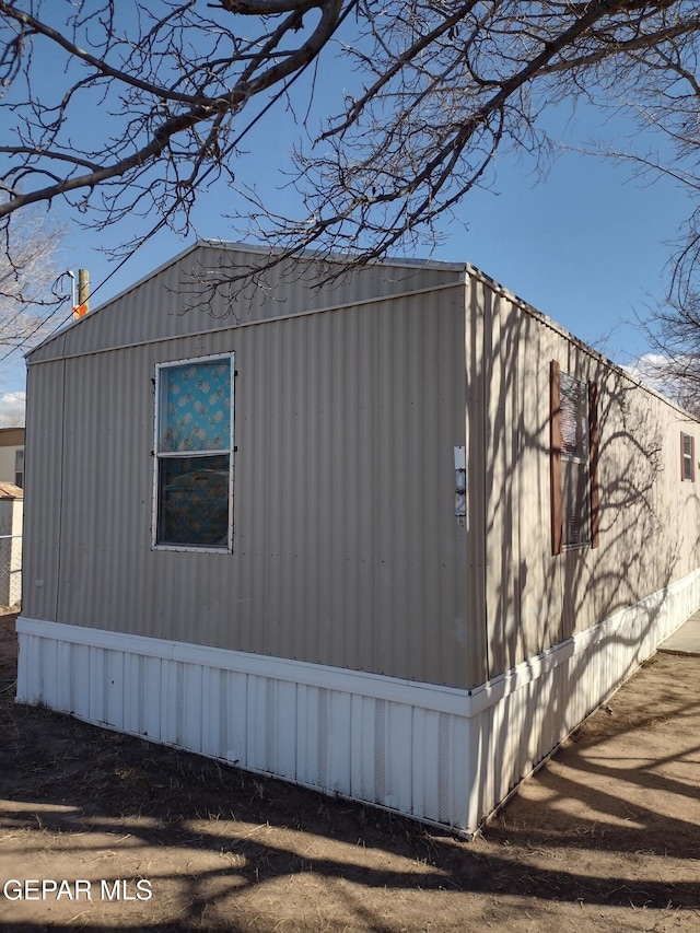 view of side of property