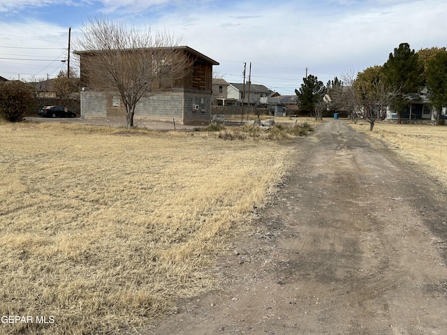 view of road