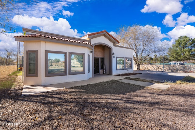 view of rear view of property