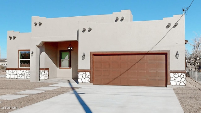 view of pueblo-style home