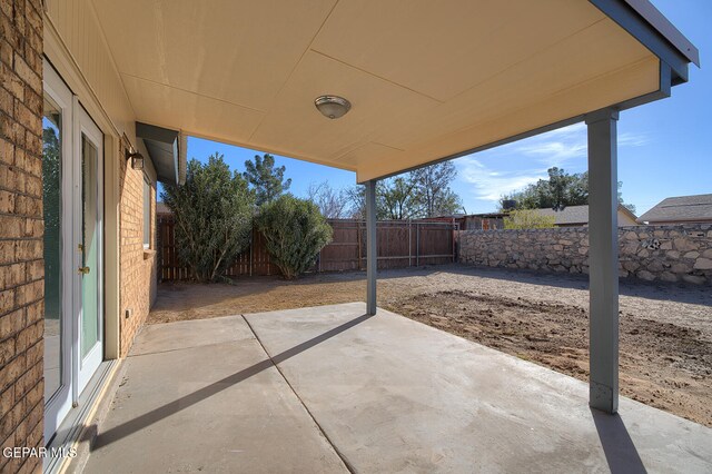 view of patio