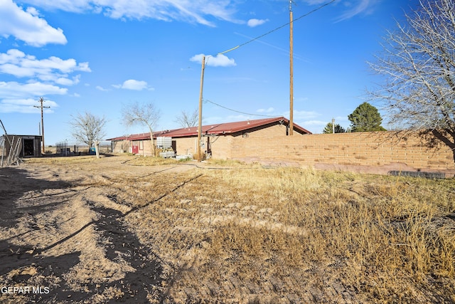 view of yard