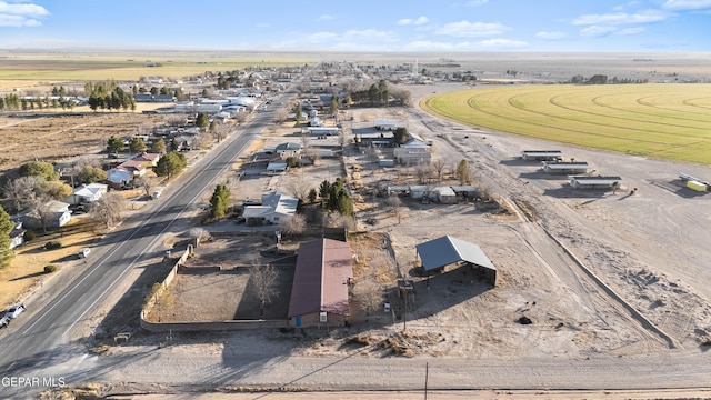 525 N Main St, Dell City, TX 79837 - aerial overview of property's location featuring rural landscape